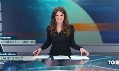 Italian TV host accidentally FLASHES underwear